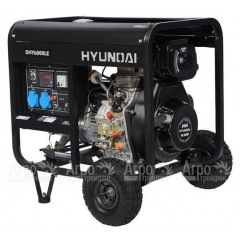Дизельгенератор Hyundai DHY 6000LE 5 кВт + колеса в Йошкар-Оле