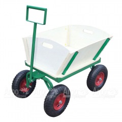 Тележка Sadovodcart четырехколесная с кузовом из фанеры в Йошкар-Оле