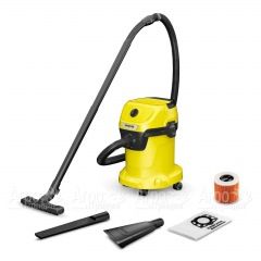 Хозяйственный пылесос Karcher WD 3 V-17/4/35 + Nozzles в Йошкар-Оле