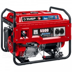 Бензин-газовый генератор Зубр СГ-5500Е 5.5 кВт в Йошкар-Оле