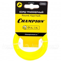 Корд триммерный Champion Round 1.3мм, 15м (круглый) в Йошкар-Оле