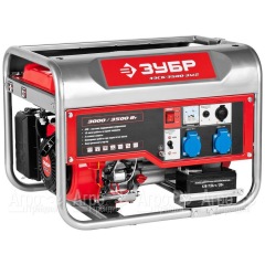 Бензогенератор Зубр ЗЭСБ-3500-ЭМ2 3.5 кВт с электростартером в Йошкар-Оле
