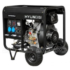 Дизельгенератор Hyundai DHY 8000LE 5,5 кВт + колеса в Йошкар-Оле