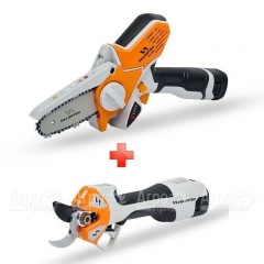 Аккумуляторная пила Villartec SA1462 + секатор PA1462 (без аккумулятора и зарядного устройства) в Йошкар-Оле