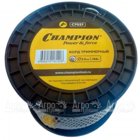 Корд триммерный Champion Aluminium 3.0мм, 168м (круглый)+нож  в Йошкар-Оле