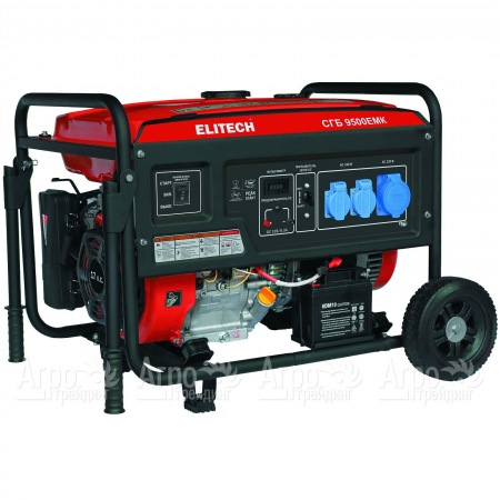 Бензогенератор Elitech СГБ 9500ЕМК 7 кВт  в Йошкар-Оле
