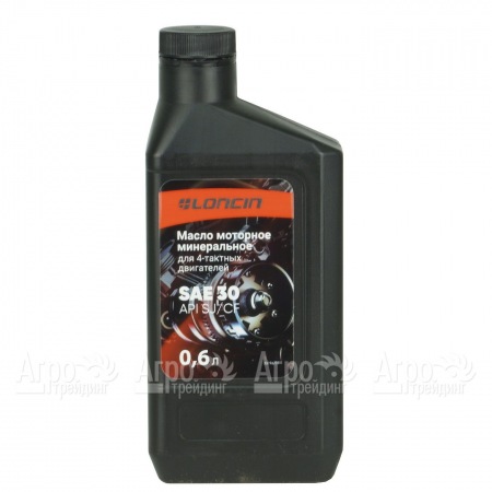 Масло моторное минеральное Loncin 4Т SAE 30 API SJ/CF 0.6 л для 4-х тактных двигателей  в Йошкар-Оле