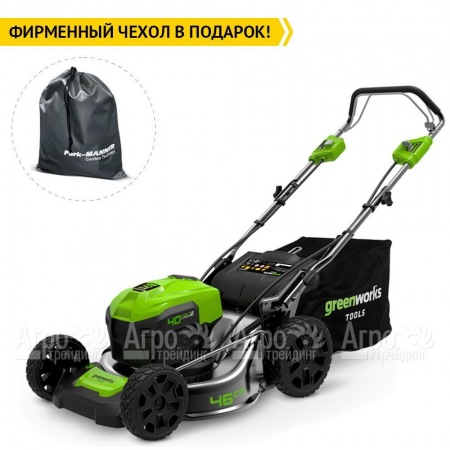 Газонокосилка аккумуляторная GreenWorks GD40LM46SP (без батареи и зарядного устройства)  в Йошкар-Оле