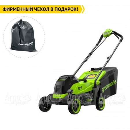 Газонокосилка аккумуляторная GreenWorks GD24LM331 4 Ач в Йошкар-Оле