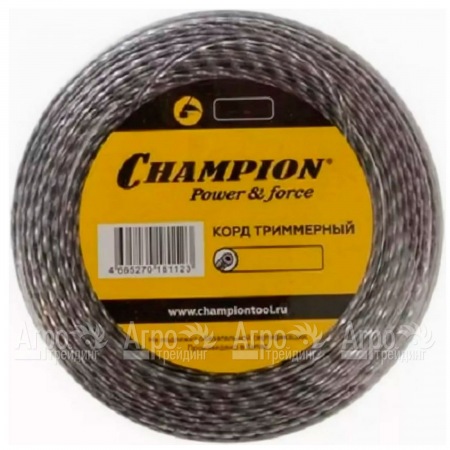 Корд триммерный Champion Tri-twist 3.0мм, 50м (витой треугольник)+нож  в Йошкар-Оле