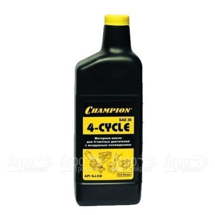 Масло минеральное Champion SAE30 0.6 л для 4-х тактных двигателей в Йошкар-Оле