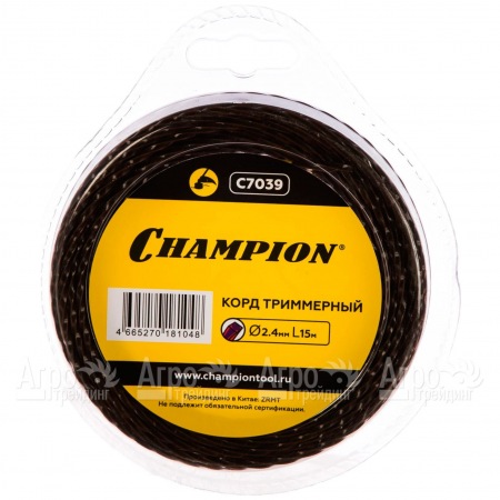 Корд триммерный Champion Magic 2.4мм, 15м (витой квадрат)  в Йошкар-Оле