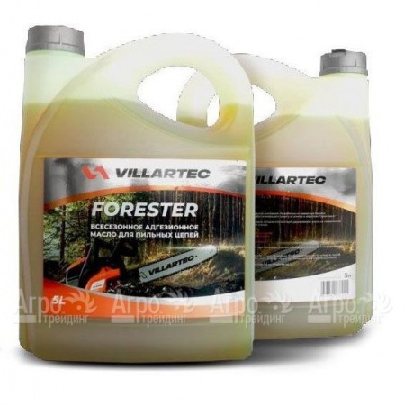 Всесезонное адгезионное масло Villartec Forester 5 л для пильных цепей в Йошкар-Оле