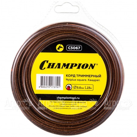 Корд триммерный Champion Nylplus Square 3.0мм, 23м (квадрат)  в Йошкар-Оле