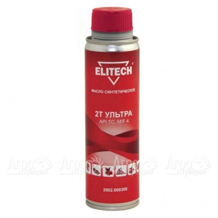 Масло синтетическое Elitech 2002.000300 API TC, M/F 4 0.2 л для 2-х тактных двигателей в Йошкар-Оле