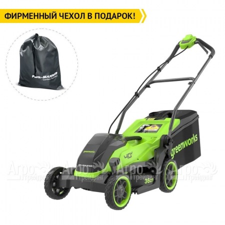 Газонокосилка аккумуляторная GreenWorks GD40LM361 4 Ач в Йошкар-Оле