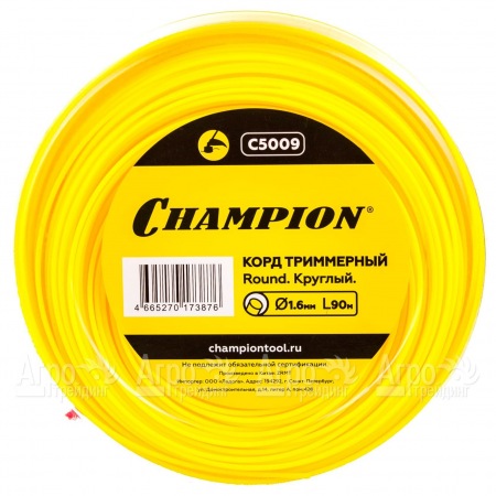 Корд триммерный Champion Round 1.6мм, 90м (круглый)  в Йошкар-Оле
