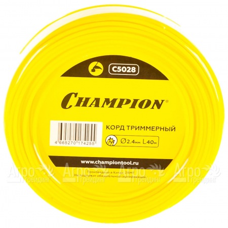 Корд триммерный Champion Star 2.4мм, 40м (звезда)  в Йошкар-Оле