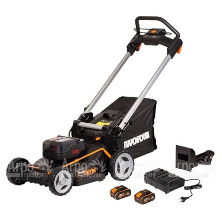 Газонокосилка аккумуляторная Worx WG748E в Йошкар-Оле