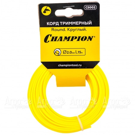 Корд триммерный Champion Round 2.0мм, 15м (круглый) в Йошкар-Оле
