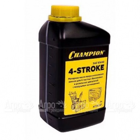 Масло полусинтетическое зимнее Champion SAE 10W40 API SL/CF 0.6 л для 4-тактных двигателей  в Йошкар-Оле