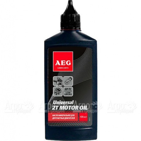 Масло AEG Semi Synthetic 2T Motor Oil API TC п/с 100 мл для 2-х тактных двигателей  в Йошкар-Оле