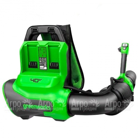 Воздуходувка аккумуляторная GreenWorks 40V 2408107 (без аккумулятора и зарядного устройства)  в Йошкар-Оле