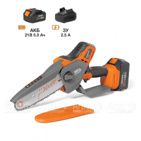 Аккумуляторная пила Daewoo DACS 821Li SET 8&quot;  в Йошкар-Оле