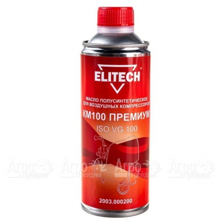 Масло полусинтетическое Elitech КМ100 2003.000200 ISO 100 0.45 л для воздушных компрессоров  в Йошкар-Оле