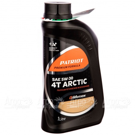 Масло полусинтетическое Patriot G-Motion SAE 5W-30 4Т Arctic 1 л для 4-х тактных двигателей  в Йошкар-Оле