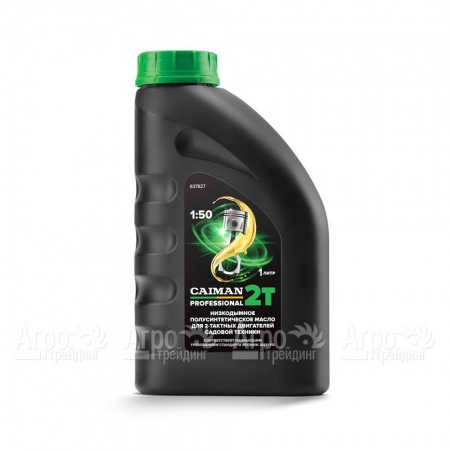 Масло полусинтетическое низкодымное Caiman Professional 2T 1 л для 2-х тактных двигателей в Йошкар-Оле
