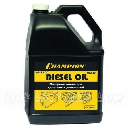 Масло дизельное Champion 10W-40 4 л для 4-х тактных двигателей  в Йошкар-Оле
