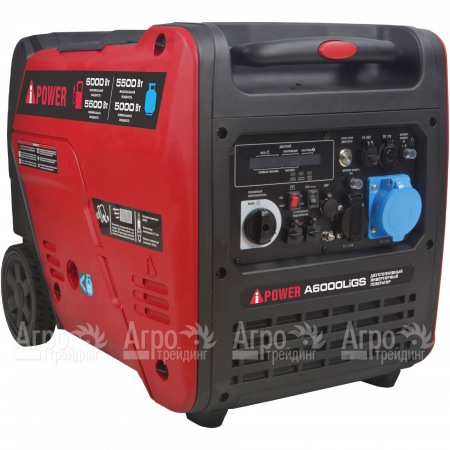 Бензогенератор инверторный A-iPower A6000LiGs 5.5 кВт в Йошкар-Оле