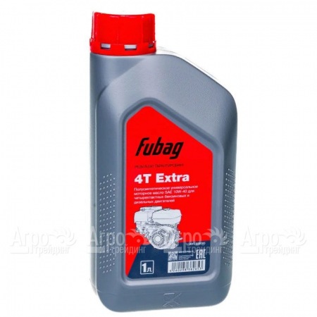 Масло моторное полусинтетическое Fubag 4Т Extra SAE 10W40 1 л для 4-тактных двигателей в Йошкар-Оле