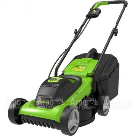 Газонокосилка аккумуляторная GreenWorks G24LM33K2 в Йошкар-Оле