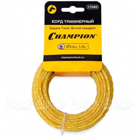 Корд триммерный Champion Square Twist 3.0мм, 15м (витой квадрат) в Йошкар-Оле