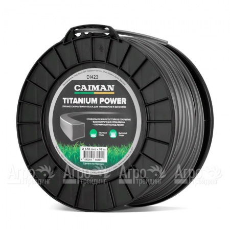 Профессиональная леска Titanium Power квадрат 3.5 мм 97 м для триммеров Caiman в Йошкар-Оле