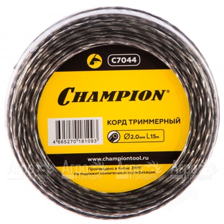 Корд триммерный Champion Tri-twist 2.0мм, 15м (витой треугольник)  в Йошкар-Оле