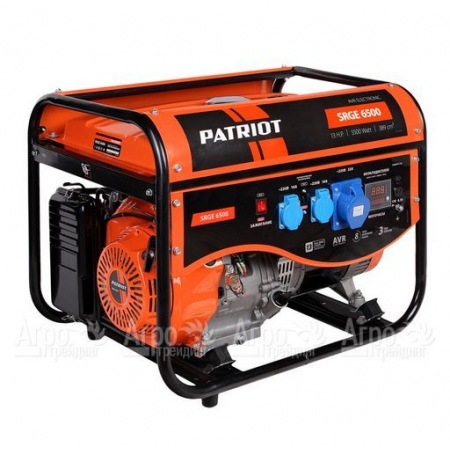Бензогенератор Patriot Max Power SRGE-6500 5 кВт  в Йошкар-Оле