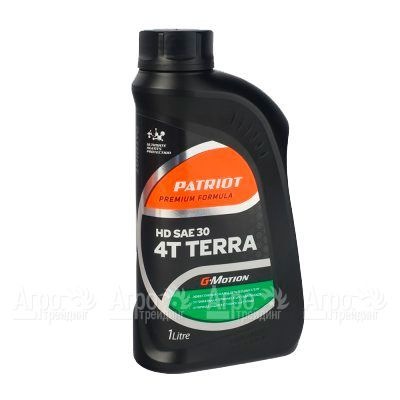Масло минеральное Patriot G-Motion HD SAE 30 4Т Terra 1 л для 4-х тактных двигателей в Йошкар-Оле