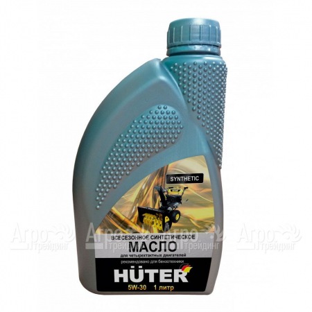Масло моторное синтетическое Huter 5W-30 1 л для 4-х тактных двигателей в Йошкар-Оле