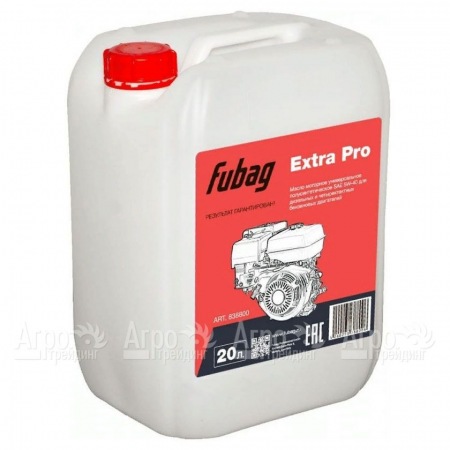 Масло моторное полусинтетическое Fubag Extra Pro SL/CF SAE 5W-40 20 л для 4-тактных двигателей  в Йошкар-Оле
