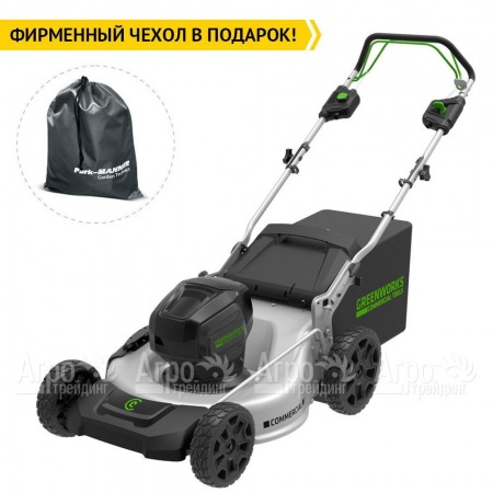 Газонокосилка аккумуляторная GreenWorks GC82LM51SP (без батареи и зарядного устройства)  в Йошкар-Оле