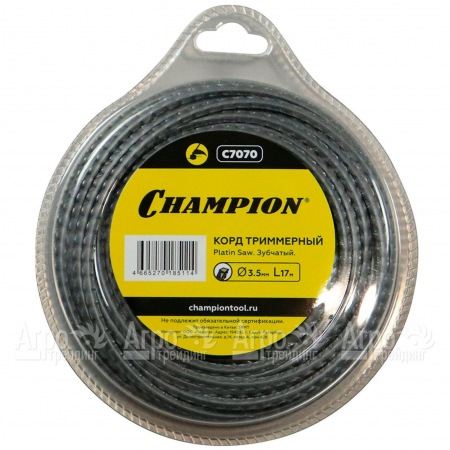 Корд триммерный Champion Platin Saw 3.5м, 17м (зубчатый)  в Йошкар-Оле