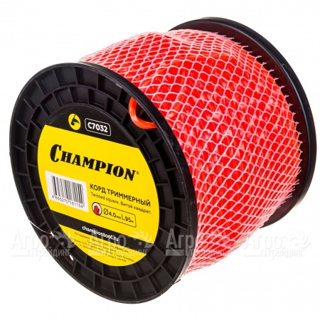 Корд триммерный Champion Twisted Square 4.0мм, 95м (витой квадрат)+нож  в Йошкар-Оле