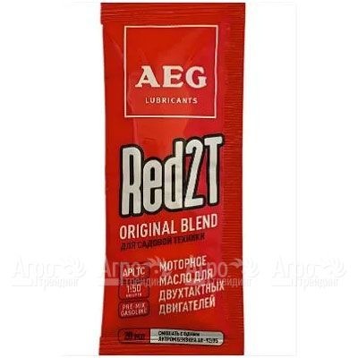 Масло минеральное AEG RED 2T Original blend API TC 20 мл для 2-х тактных двигателей в Йошкар-Оле